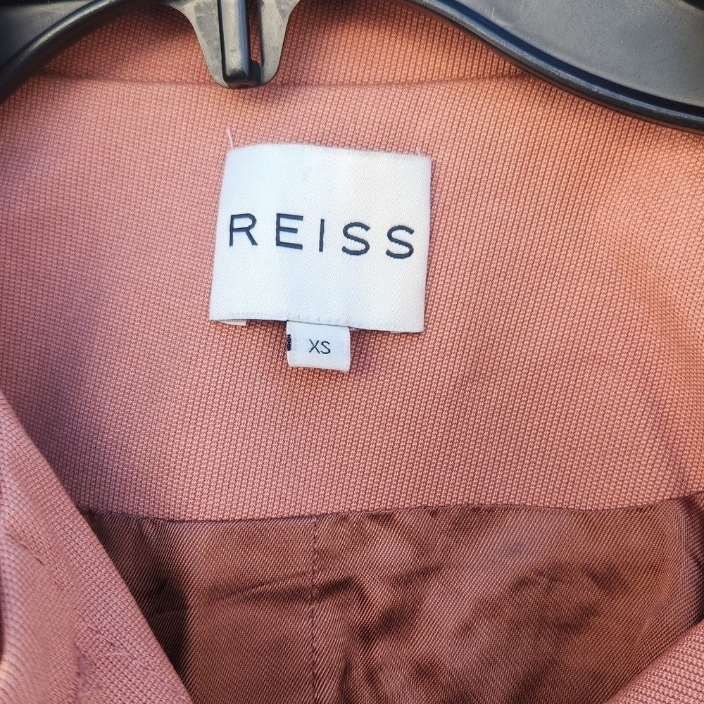 Reiss Elevated Polished Preppy Chic Euro Capsule Old Money Trench Coat Xsmall - Picture 5 of 10